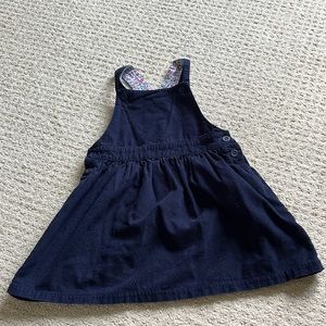 Blue corduroy dress